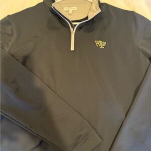 Peter Millar Black Zip Up Sweater